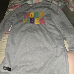 Simply Southern Gray Long Sleeve Sherpa Lined  dress W/ Pockets